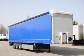 Nowa plandeka, podnoszona oś, kosz paletowy, stop paleta, stan bdb